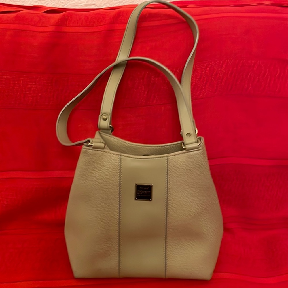 Esprit beige handbag - roomy and comfy, double 10” straps (Mlb)